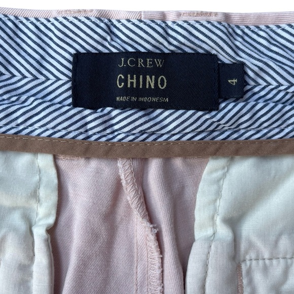 J.Crew 3 Inch Chino Short Low Rise City Fit in Light Pink - Size 4 - Picture 3 of 12